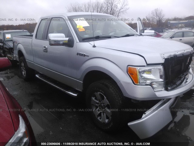 1FTEX1EM0DKE32679 - 2013 FORD F150 SUPER CAB SILVER photo 1