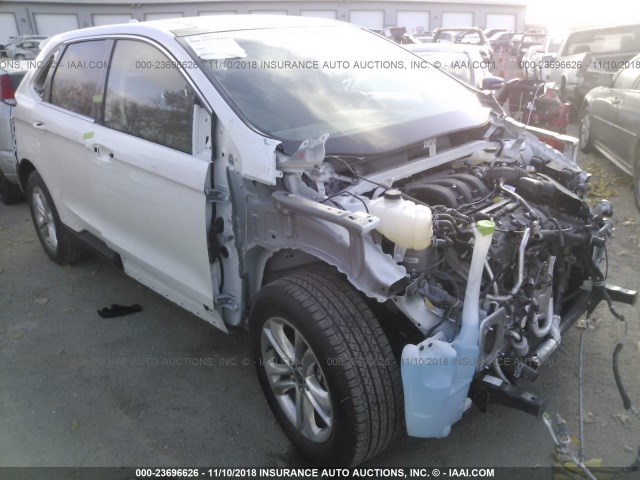 2FMPK3J88HBC35864 - 2017 FORD EDGE SEL WHITE photo 1