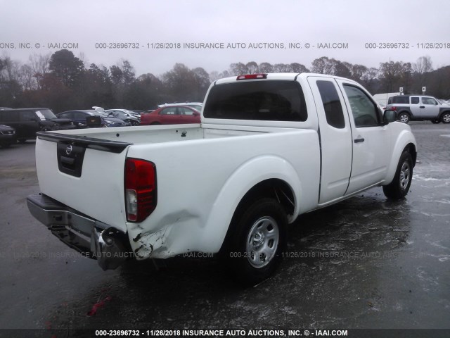 1N6BD0CT3DN733801 - 2013 NISSAN FRONTIER S/SV WHITE photo 4