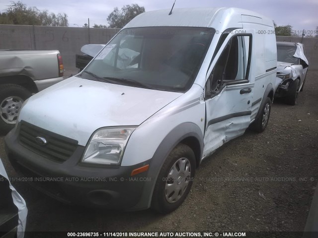 NM0LS7ANXDT148412 - 2013 FORD TRANSIT CONNECT XL WHITE photo 2
