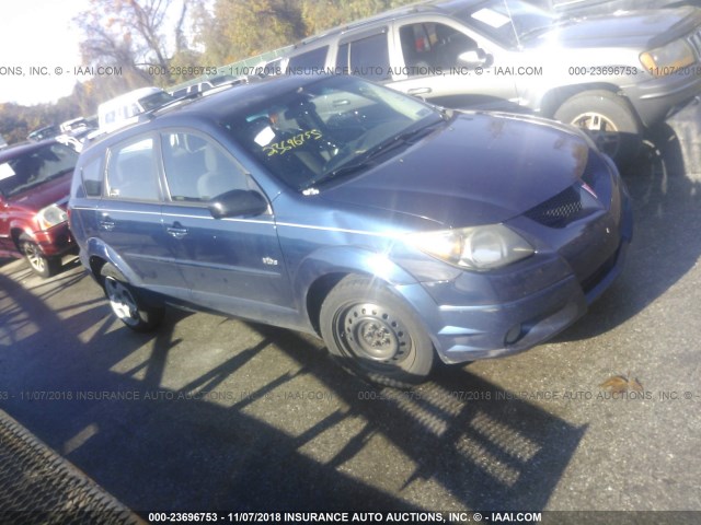 5Y2SM64824Z454266 - 2004 PONTIAC VIBE BLUE photo 1