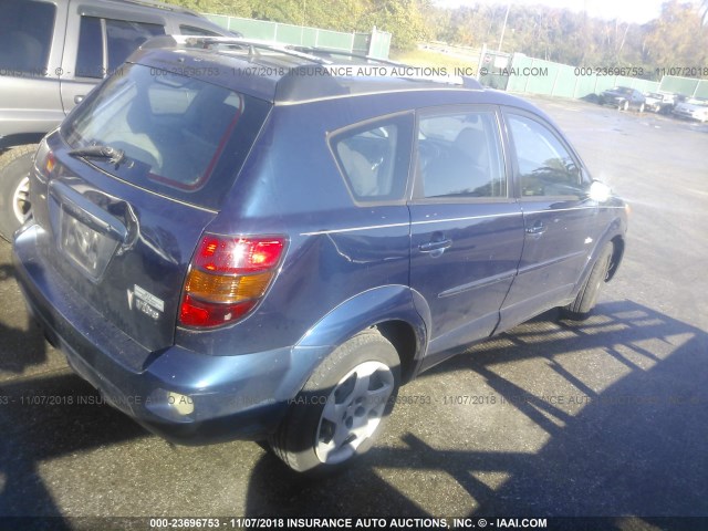 5Y2SM64824Z454266 - 2004 PONTIAC VIBE BLUE photo 4