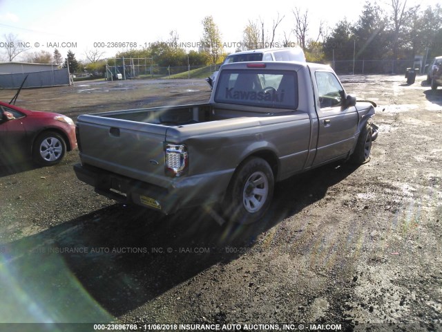 1FTYR10U14PA54633 - 2004 FORD RANGER GOLD photo 4