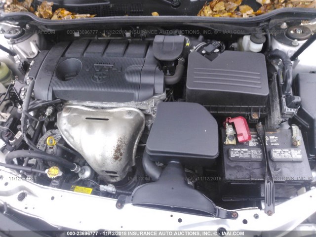 4T1BF3EK8BU730569 - 2011 TOYOTA CAMRY SE/LE/XLE 银色 照片 10