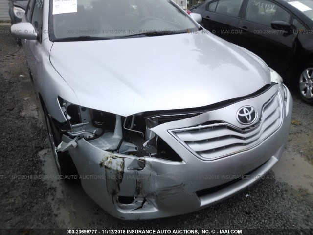 4T1BF3EK8BU730569 - 2011 TOYOTA CAMRY SE/LE/XLE 银色 照片 6