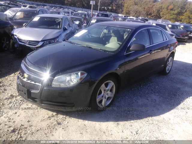 1G1ZB5E11BF168450 - 2011 CHEVROLET MALIBU LS 黑色 照片 2