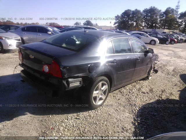 1G1ZB5E11BF168450 - 2011 CHEVROLET MALIBU LS 黑色 照片 4