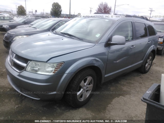 3D4GG57V09T601940 - 2009 DODGE JOURNEY SXT GRAY photo 2