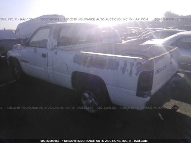 1B7HC16XXVS126687 - 1997 DODGE RAM 1500 WHITE photo 3