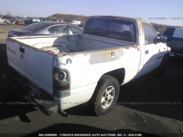 1B7HC16XXVS126687 - 1997 DODGE RAM 1500 WHITE photo 4