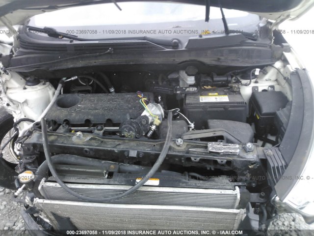 KM8JU3AC0CU362521 - 2012 HYUNDAI TUCSON GLS/LIMITED თეთრი ფოტო 10