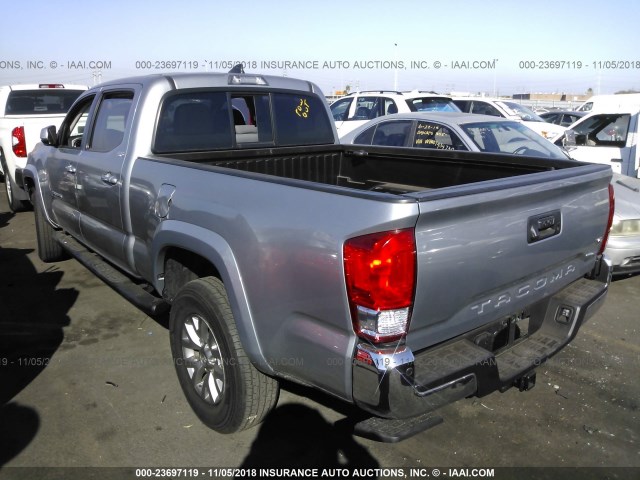 3TMBZ5DN7HM008980 - 2017 TOYOTA TACOMA DOUBLE CAB/SR5/TRD SPORT GRAY photo 3