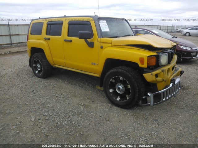 5GTDN136168127853 - 2006 HUMMER H3 YELLOW photo 1