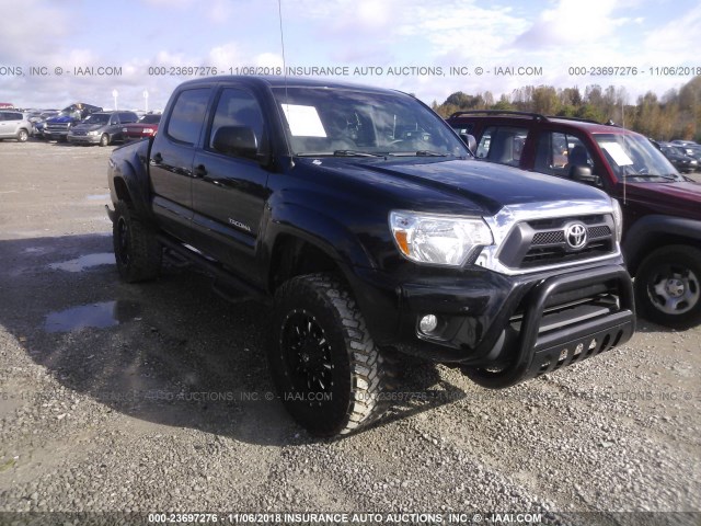 5TFLU4EN2FX124736 - 2015 TOYOTA TACOMA DOUBLE CAB/TRD PRO GRAY photo 1