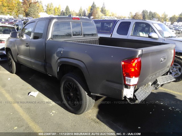 5TFRX5GN9HX099003 - 2017 TOYOTA TACOMA ACCESS CAB/SR/SR5 BLACK photo 3