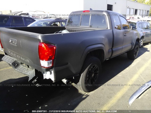 5TFRX5GN9HX099003 - 2017 TOYOTA TACOMA ACCESS CAB/SR/SR5 黑色 照片 4