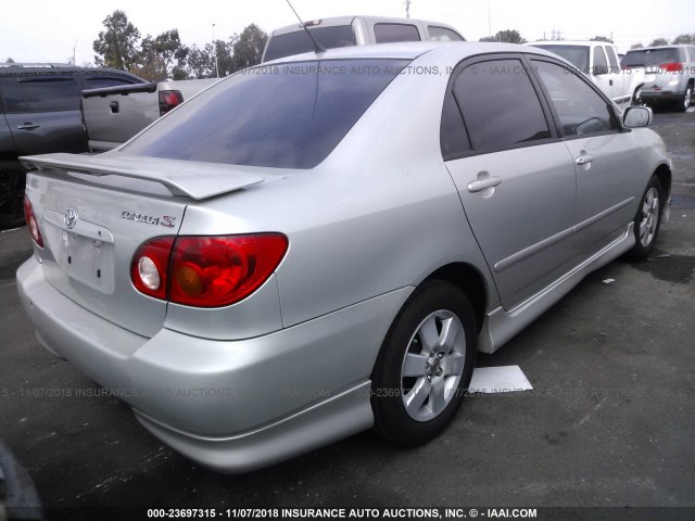 1NXBR32E63Z085928 - 2003 TOYOTA COROLLA CE/LE/S SILVER photo 4