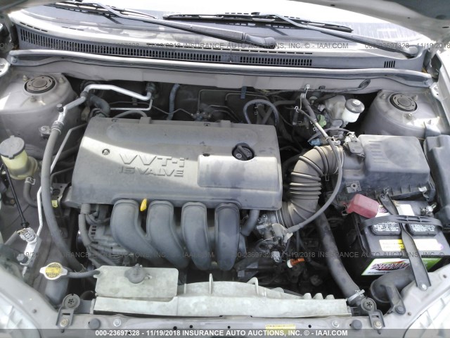 1NXBR32E63Z158411 - 2003 TOYOTA COROLLA CE/LE/S 金色 照片 10