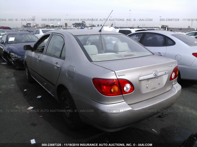 1NXBR32E63Z158411 - 2003 TOYOTA COROLLA CE/LE/S 金色 照片 3