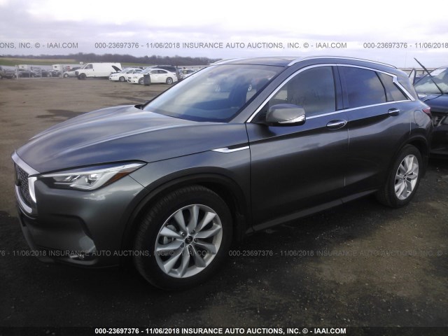 3PCAJ5M35KF106256 - 2019 INFINITI QX50 ESSENTIAL/PURE GRAY photo 2