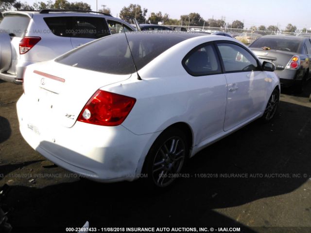 JTKDE177X60123530 - 2006 TOYOTA SCION TC 白色 照片 4