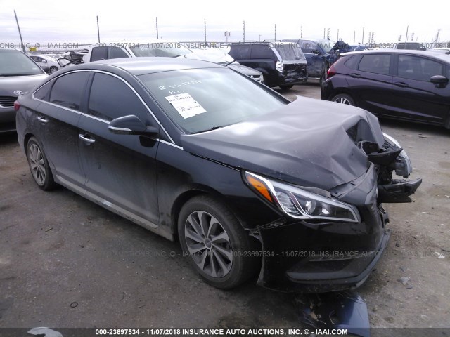 5NPE34AF9FH105686 - 2015 HYUNDAI SONATA SPORT/LIMITED BLACK photo 1