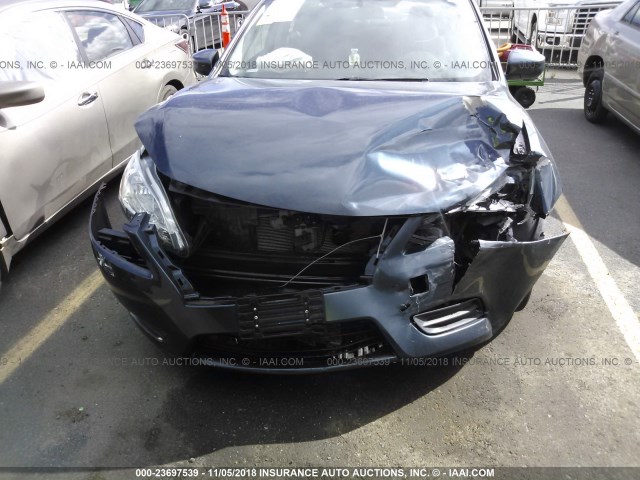 3N1AB7APXEL679954 - 2014 NISSAN SENTRA S/SV/SR/SL BLUE photo 6