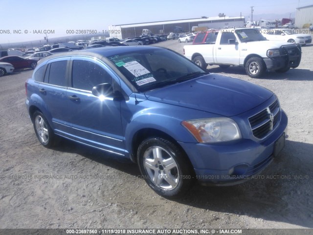 1B3HB48B17D533652 - 2007 DODGE CALIBER SXT BLUE photo 1