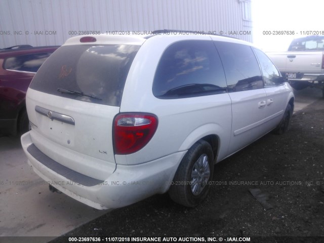 2A4GP44R57R246403 - 2007 CHRYSLER TOWN & COUNTRY LX WHITE photo 4