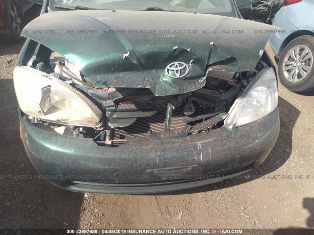 JT2BK18U320054422 - 2002 TOYOTA PRIUS GREEN photo 6