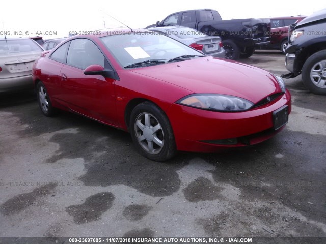 1ZWFT61L4Y5636005 - 2000 MERCURY COUGAR V6 RED photo 1