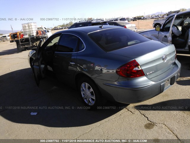 2G4WC582371216469 - 2007 BUICK LACROSSE CX BLUE photo 3