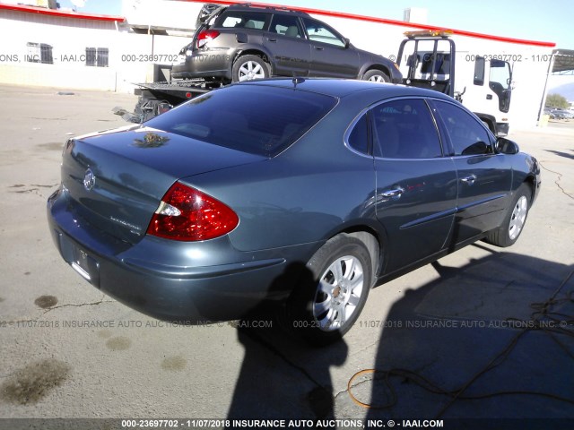 2G4WC582371216469 - 2007 BUICK LACROSSE CX BLUE photo 4