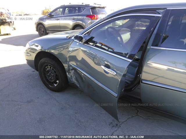 2G4WC582371216469 - 2007 BUICK LACROSSE CX BLUE photo 6