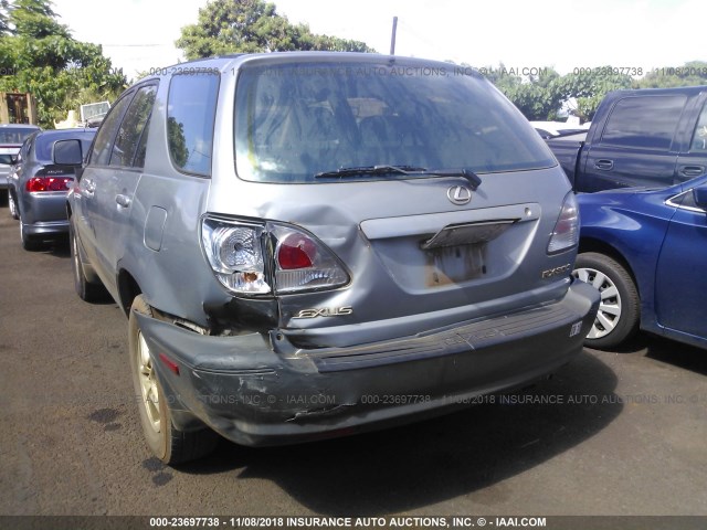 JTJGF10U020143942 - 2002 LEXUS RX 300 SILVER photo 3