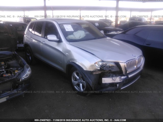 5UXWX5C57CL717734 - 2012 BMW X3 XDRIVE28I SILVER photo 1