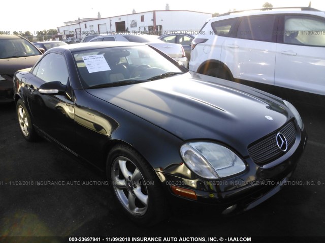 WDBKK65F63F284687 - 2003 MERCEDES-BENZ SLK 320 BLACK photo 1