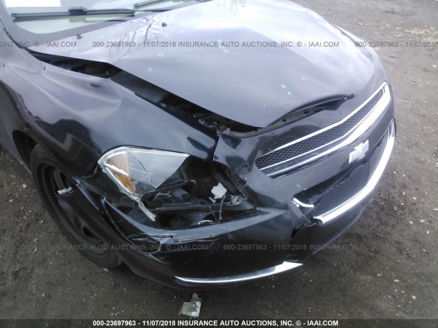 1G1ZG57B59F251123 - 2009 CHEVROLET MALIBU LS BLACK photo 6