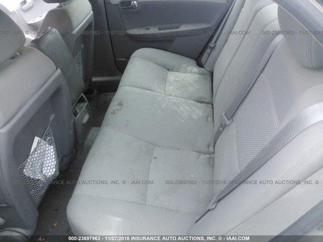 1G1ZG57B59F251123 - 2009 CHEVROLET MALIBU LS BLACK photo 8