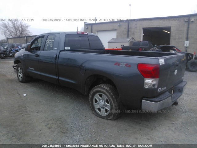 5TFCV54177X002313 - 2007 TOYOTA TUNDRA DOUBLE CAB SR5 BLUE photo 3