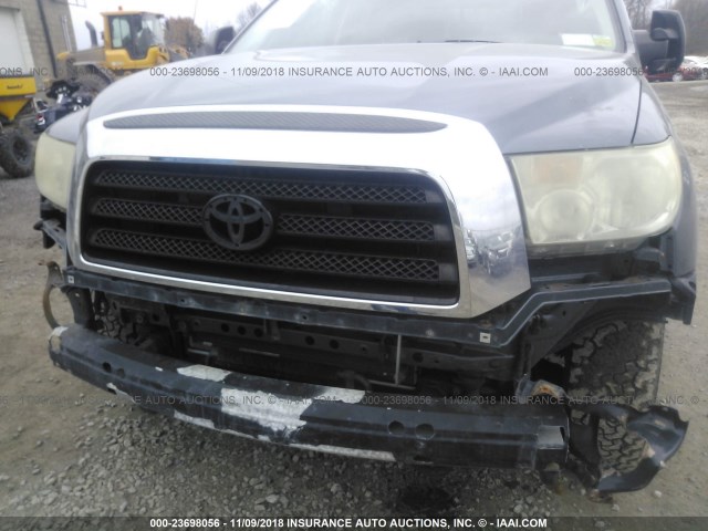 5TFCV54177X002313 - 2007 TOYOTA TUNDRA DOUBLE CAB SR5 BLUE photo 6