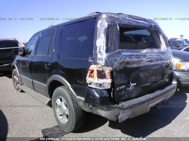 1FMPU17L94LA23673 - 2004 FORD EXPEDITION EDDIE BAUER BLACK photo 3