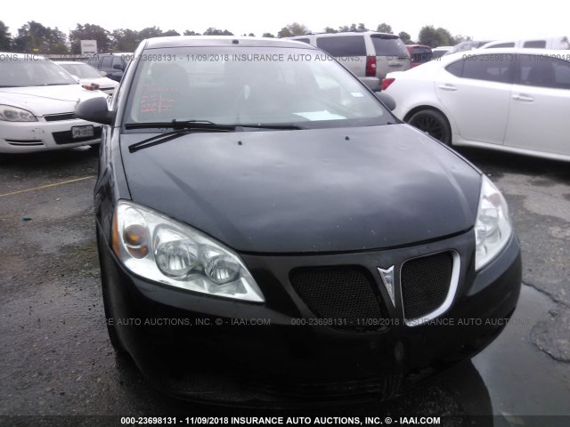 1G2ZH58N874195429 - 2007 PONTIAC G6 GT BLACK photo 1