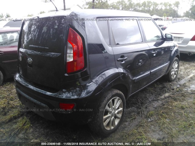 KNDJT2A6XD7583667 - 2013 KIA SOUL +/!/SPORT BLACK photo 4