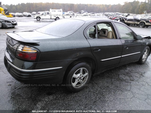 1G2HX54K224156161 - 2002 PONTIAC BONNEVILLE SE GREEN photo 4