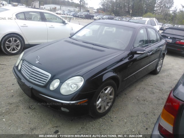 WDBUF65J43A195005 - 2003 MERCEDES-BENZ E 320 BLACK photo 2