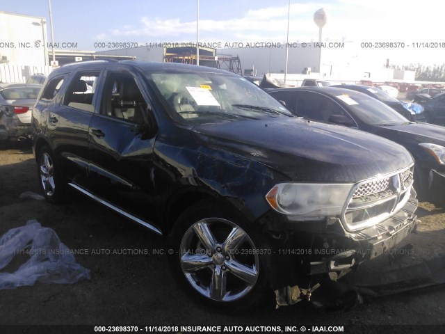 1C4RDHAG4DC699319 - 2013 DODGE DURANGO SXT BLACK photo 1