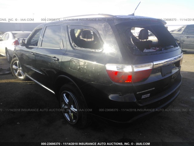 1C4RDHAG4DC699319 - 2013 DODGE DURANGO SXT BLACK photo 3