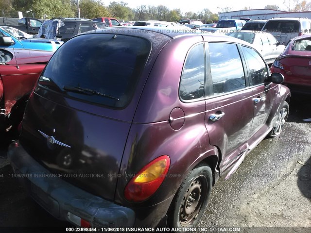 3C4FY48B12T355555 - 2002 CHRYSLER PT CRUISER CLASSIC PURPLE photo 4