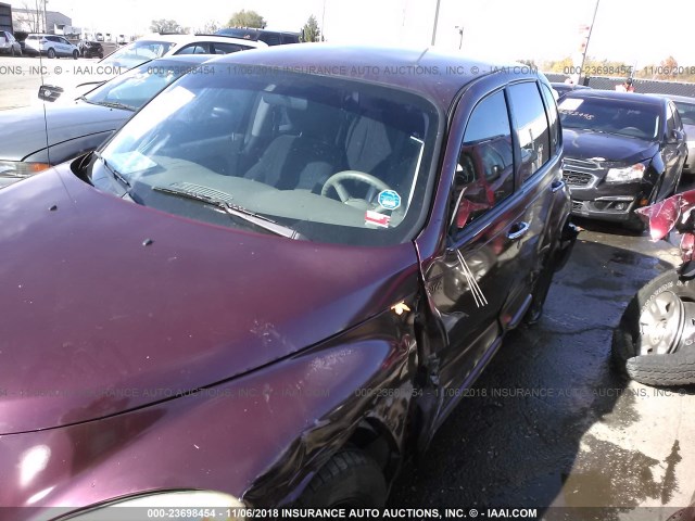 3C4FY48B12T355555 - 2002 CHRYSLER PT CRUISER CLASSIC PURPLE photo 6